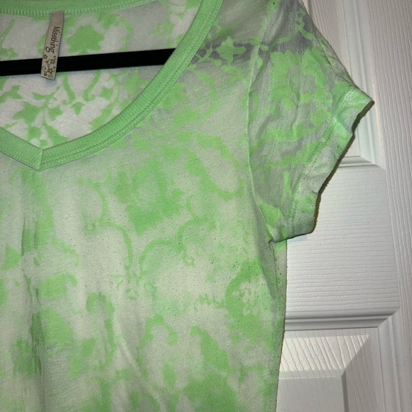Green Sheer Women's Top - Picture 4 of 6